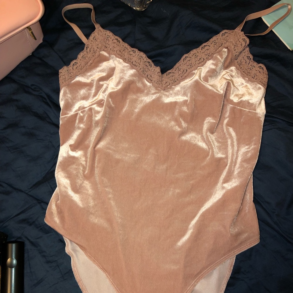 Plus Velvet Bodysuit